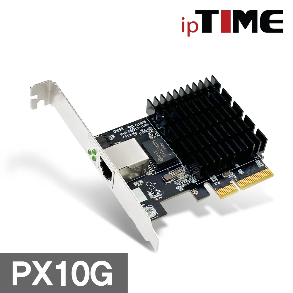 EFM ipTIME PX10G PCI-Express to 100Mbps/1G/2.5G/5G/10Gbps LAN Adapter