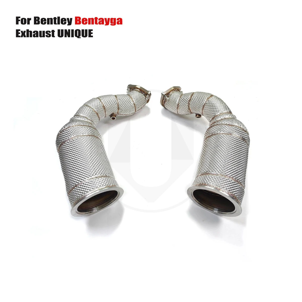 

UNIQUE For 2020+ Bentley Bentayga V8 4.0T With insulator downpipe With cat/without cat exhaust pipe