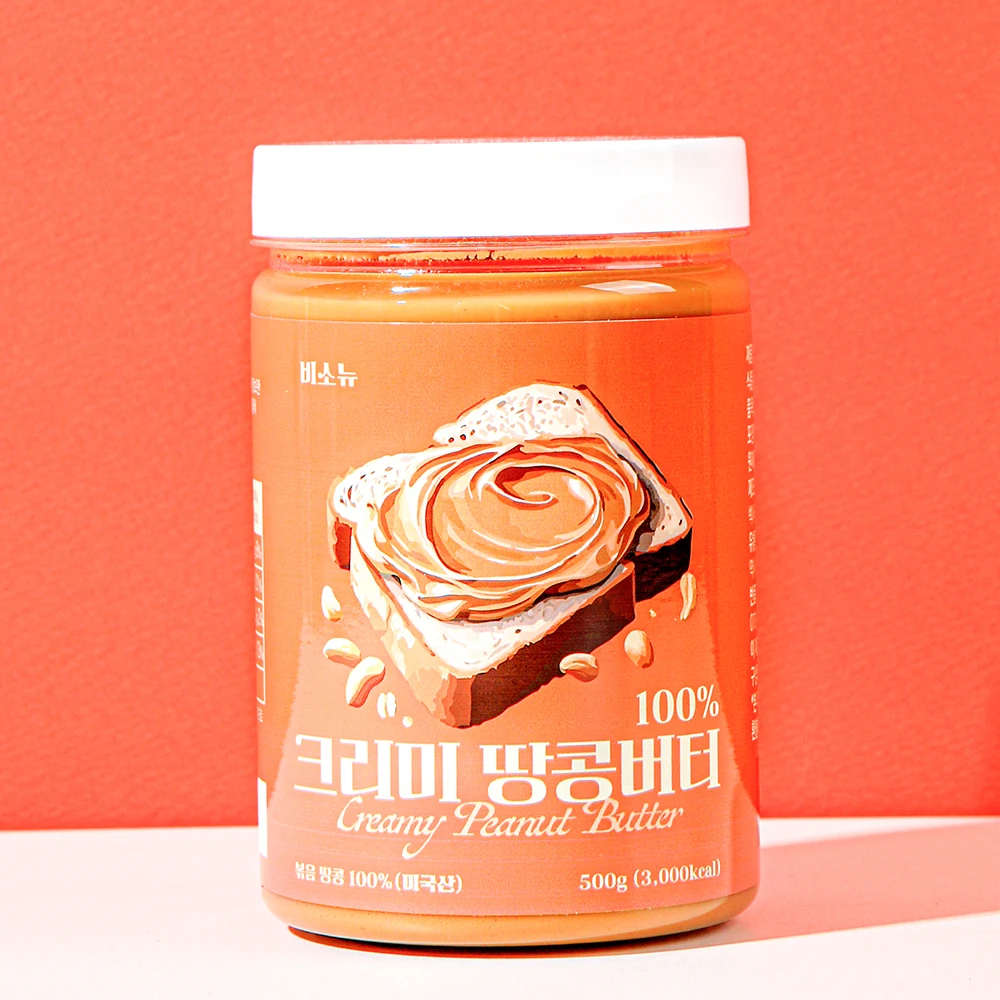 비소뉴 무첨가 100% 땅콩버터 500g - 4
