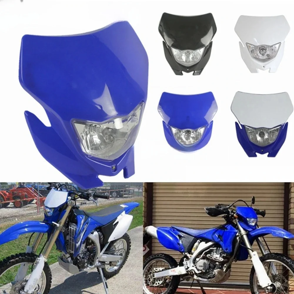 AliExpress Micro dream Off Road Bulb Headlight Enduro Dirt Bike Motocross Front Head Light Headlamp for Honda Yamaha Kawasaki WRF WR YZ TTR WR CRF KLX