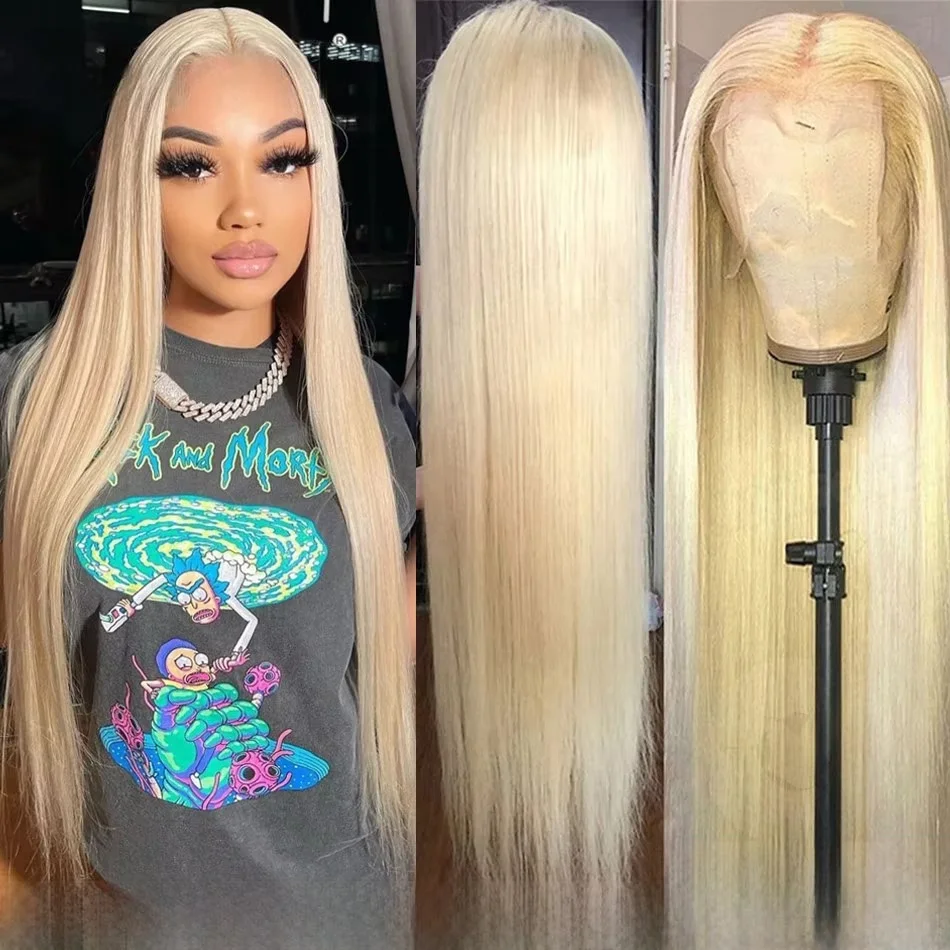 

13x6 HD Transparent 613 Blonde Lace Frontal Human Hair Wigs 613 Bob Wig Brazilian Bone Straight 13x4 Lace Front Human Hair Wigs