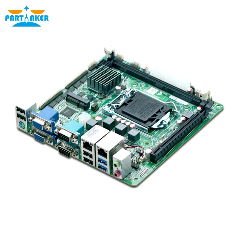 LGA1150 i3 i5 i7 H81 PCIE X16 2 DDR3 8 COM Industrial Grade Dual VGA Motherboard Mini ITX motherboard ITX-P81E