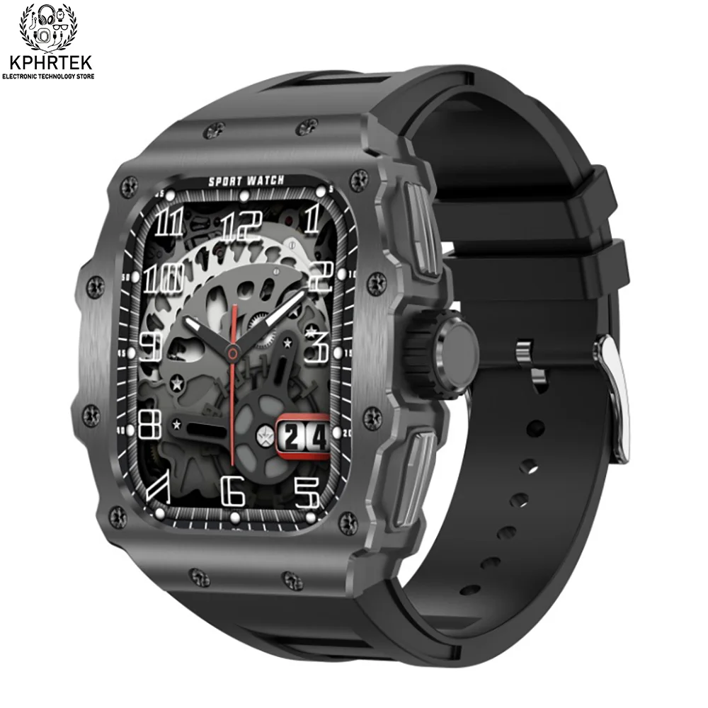 

AK65 Smart Watch AMOLED Large Screen Men Bluetooth Call Heart Rate Health Monitoring Sport Fitness Tracker Bracelet