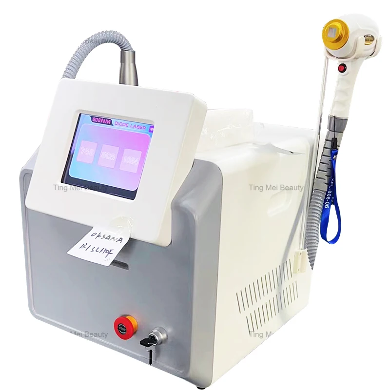 2022 New system 808nm Diode Painless Permanent Hair Removal With Q Switch Nd Yag Laser Tatto Eyebrow Spot Removal Machine