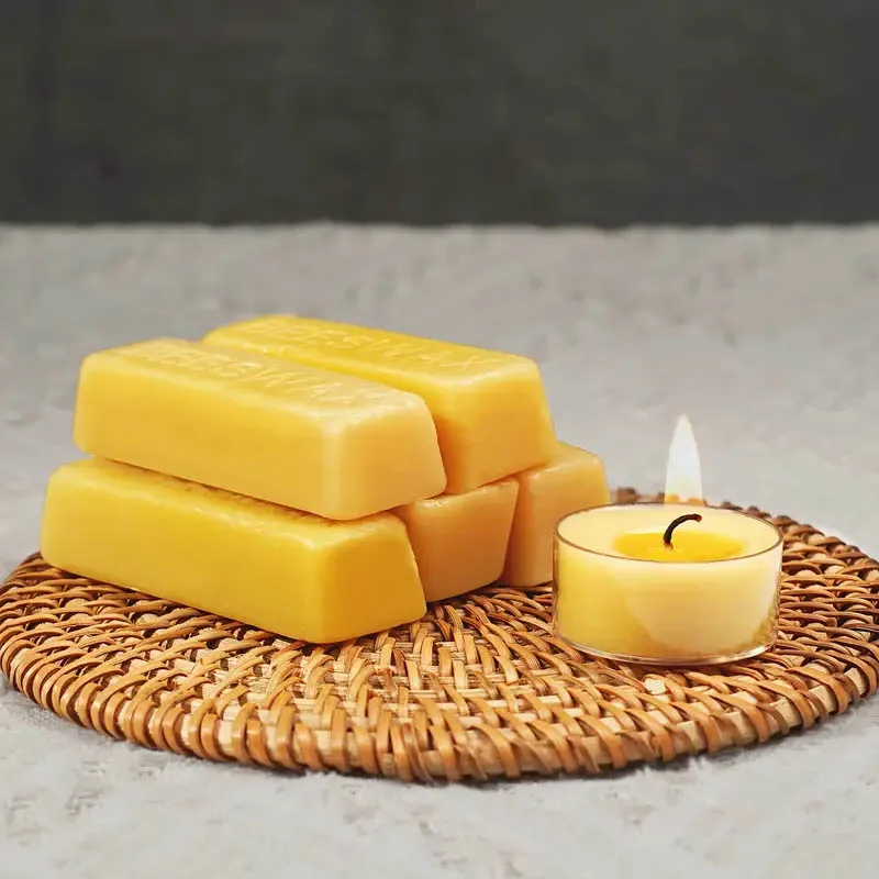 Bloc de cire d'abeille Pure, 1/3 pièces, fabrication de bougies magiques, mélange d'arômes pour l'aromathérapie, modèles de chandeliers artisanaux inoubliables