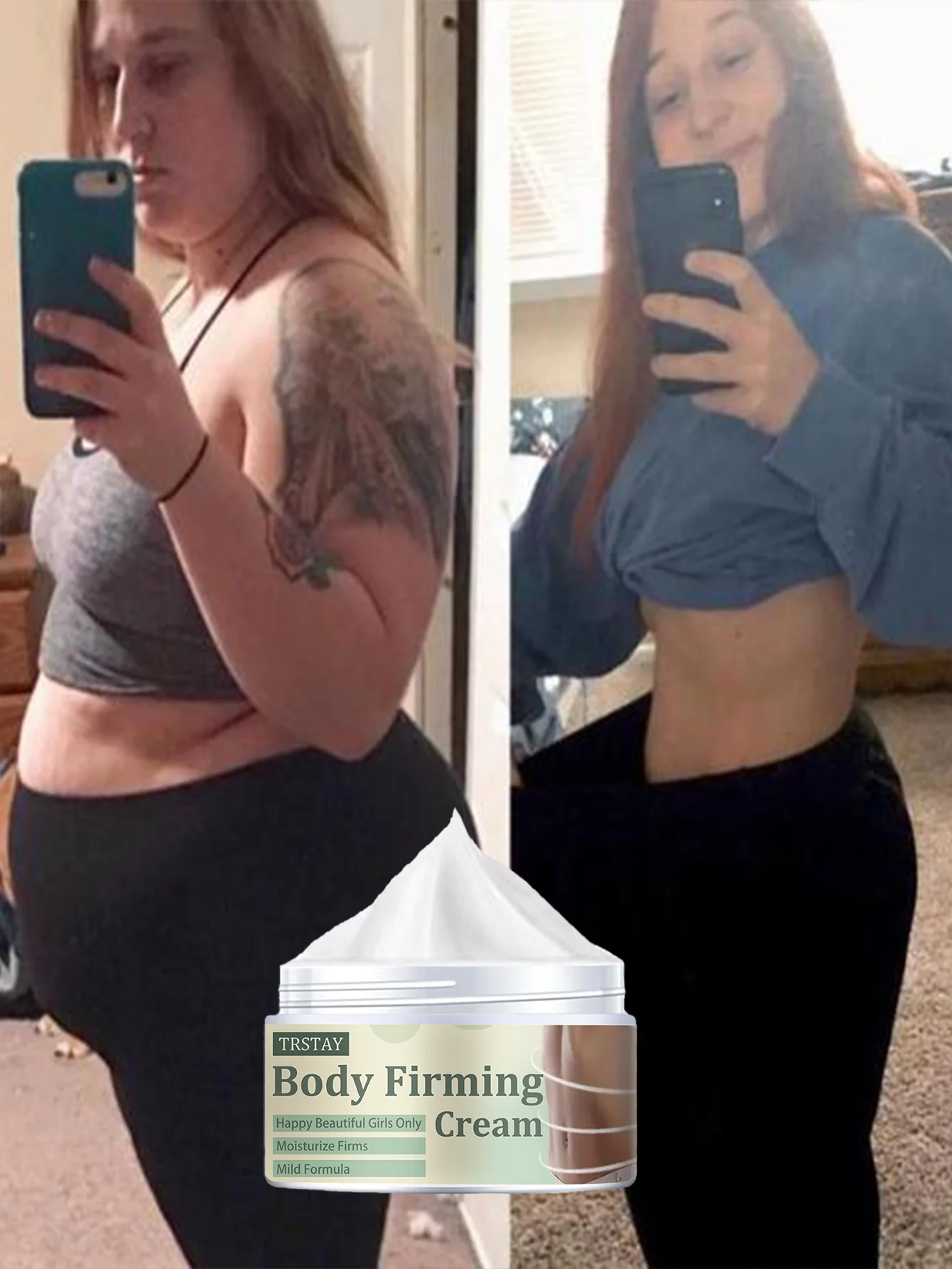 

Hydrating Body Cream 24H Intensive Moisture Fast Absorbing Non Greasy Lightweight Formula With Vitamin E For Soft Supple Skin Al