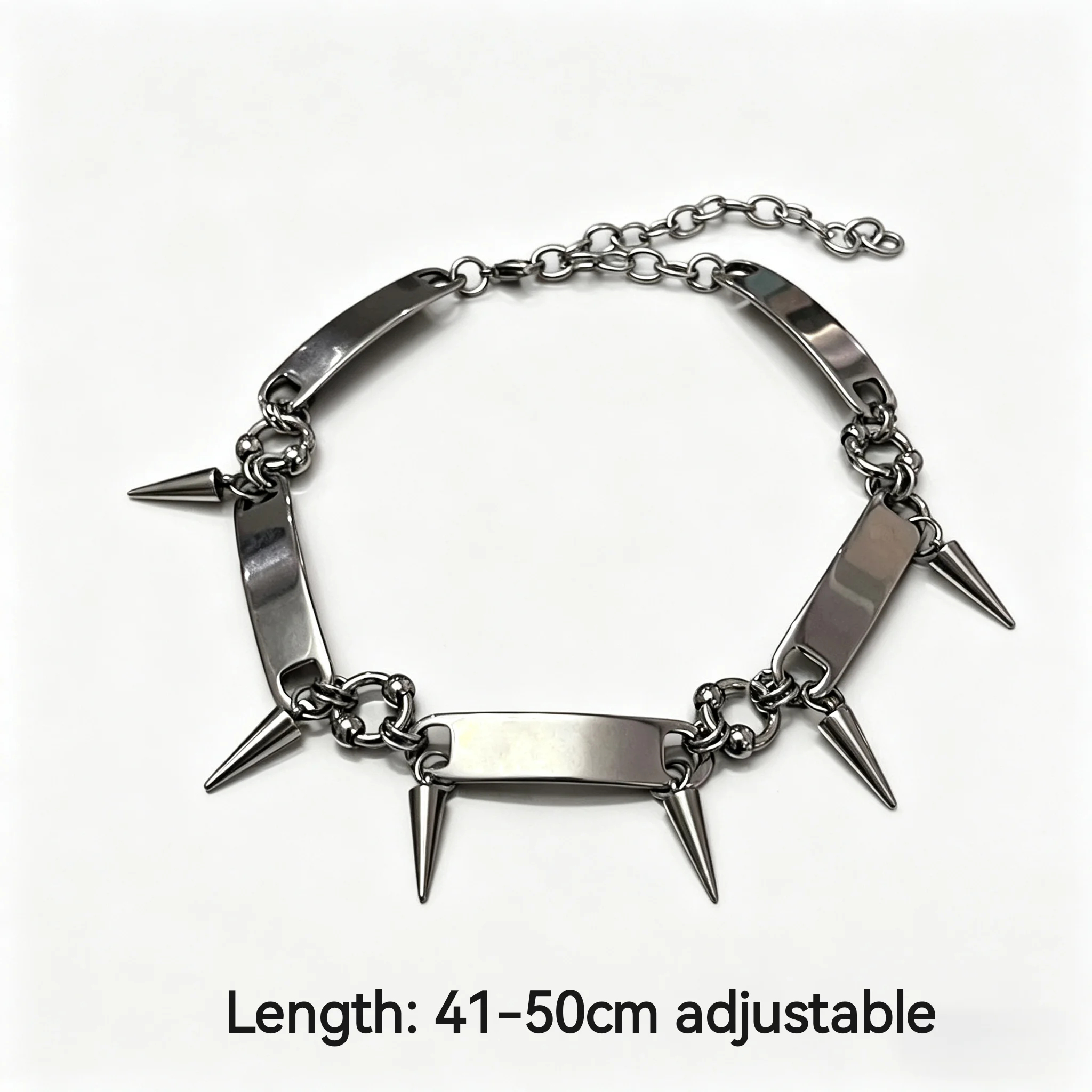 Srebrny naszyjnik choker z kol – Goth Punk Spike Choker recenzja i cena