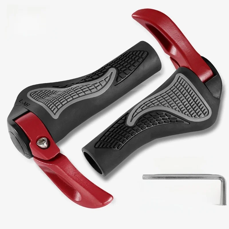 AliExpress West Biking WEST BIKING 1 Pair Bicycle Handlebar Grips Anti-skid Adjustable Matte Bar End MTB Cycling Shock-absorbing Bike Grips Parts
