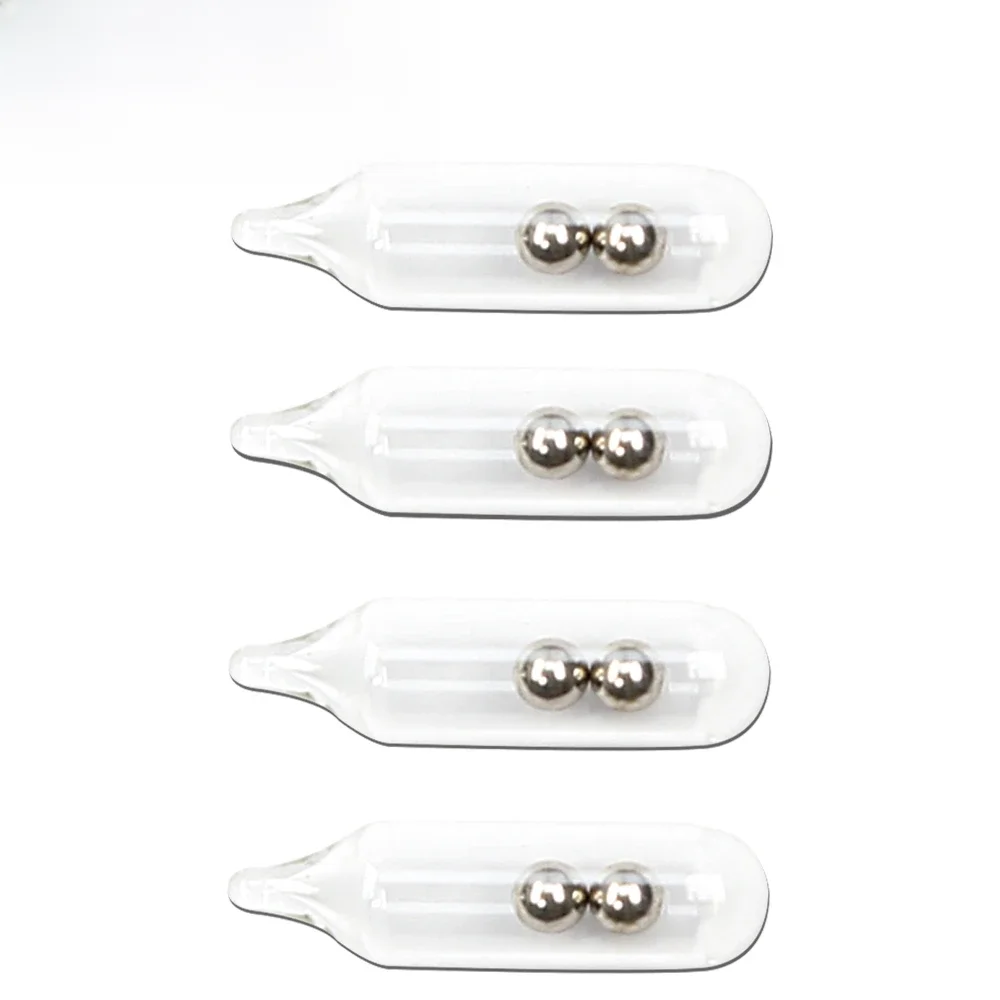 Hochet en verre PEAK 3mm 4mm, hochets de gabarit pour appâts souples, Tube en verre, hochet, attire les mouches, attache de cravate, accessoires de pêche