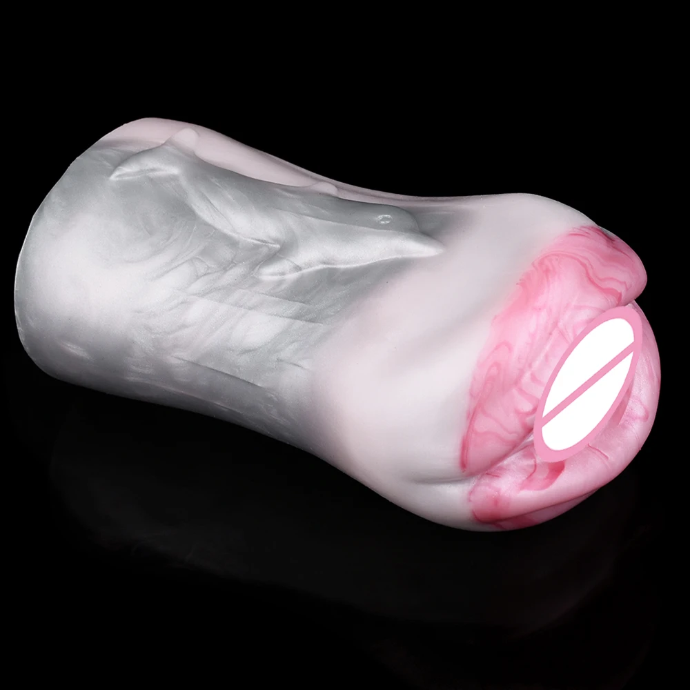 GEEBA 2316 Fantasy Silicone Male Masturbator Soft Silicone Pocket Pussy Stroker Realistic Vagina Masturbation Cup Adult Sex Toys