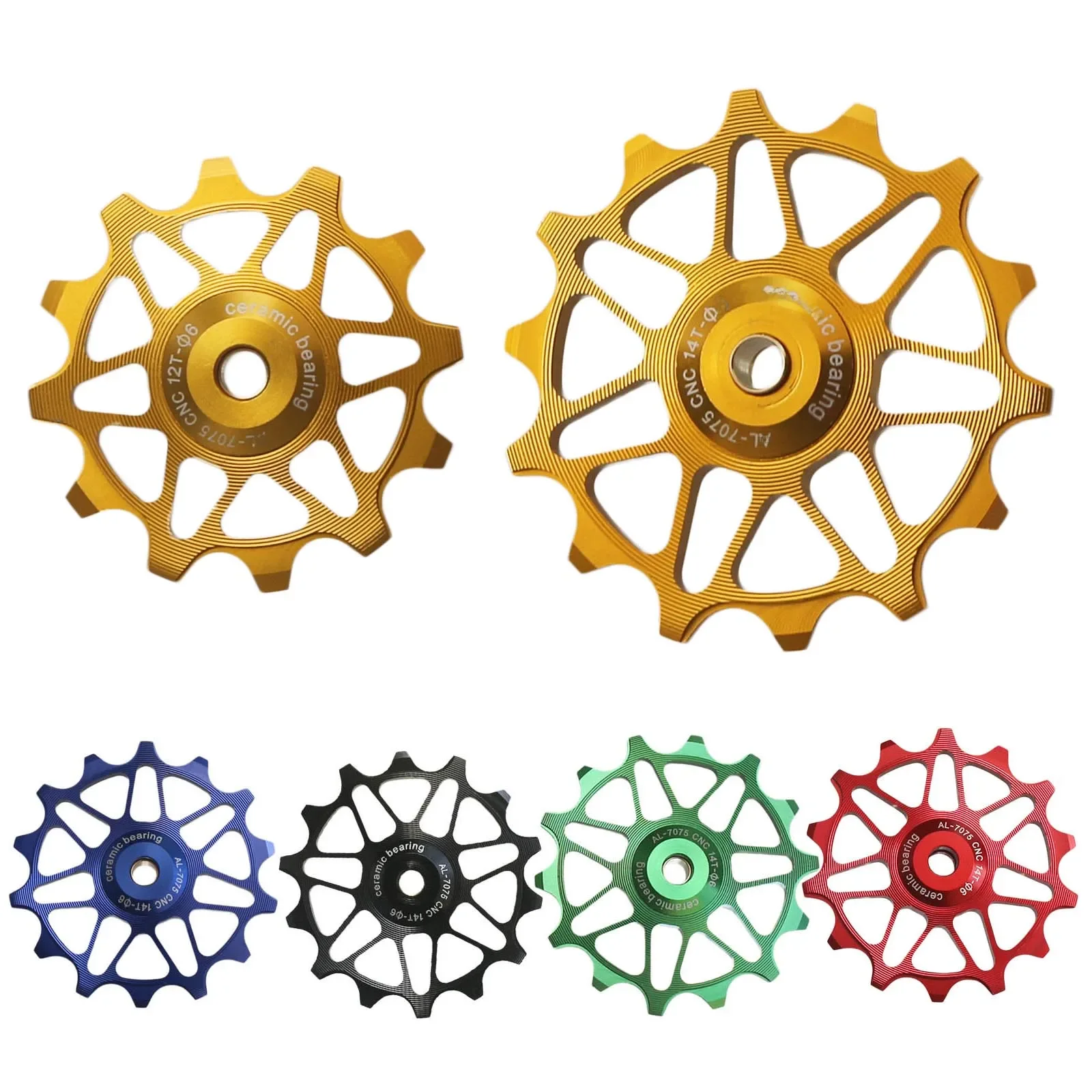 AliExpress GANOPPER 12T 14T 16T 18T MTB Bike Ceramic Bearing Jockey Wheel Narrow Wide Teeth Bicycle Rear Derailleur Pulley Roller For Shimano Sram