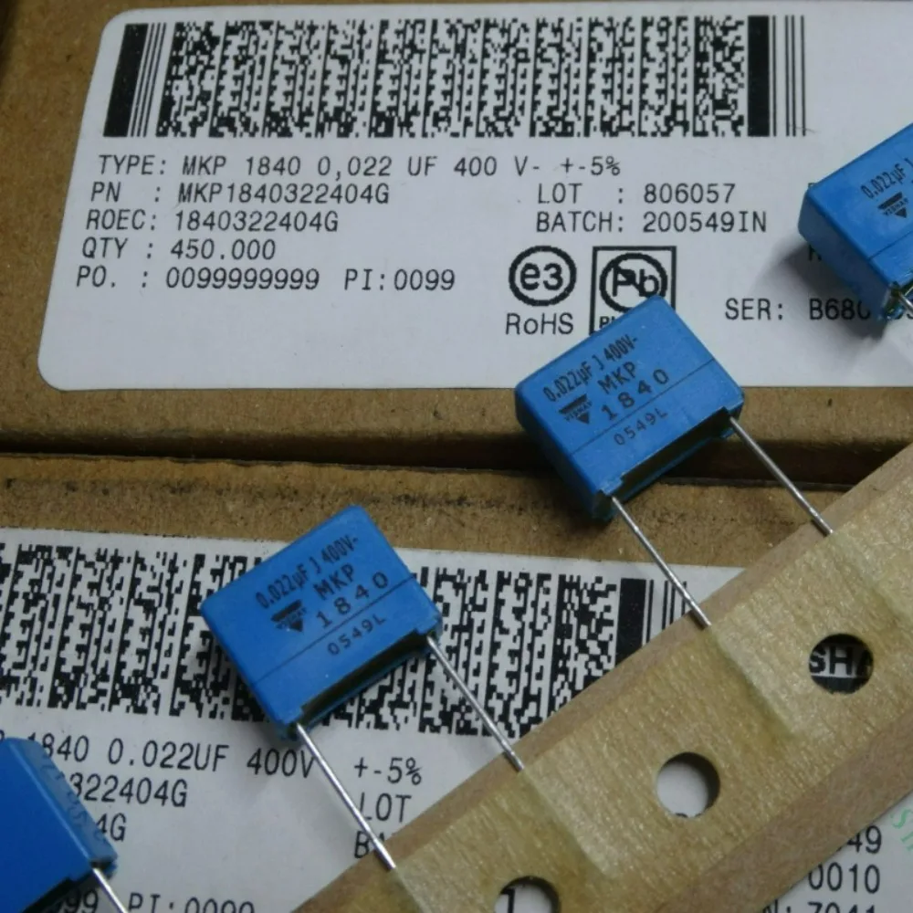 

10pcs/lot ERO MKP1840 0.022uf 400v 22nf 223 J Brand New 10mm Film Capacitor MKP1840322404G
