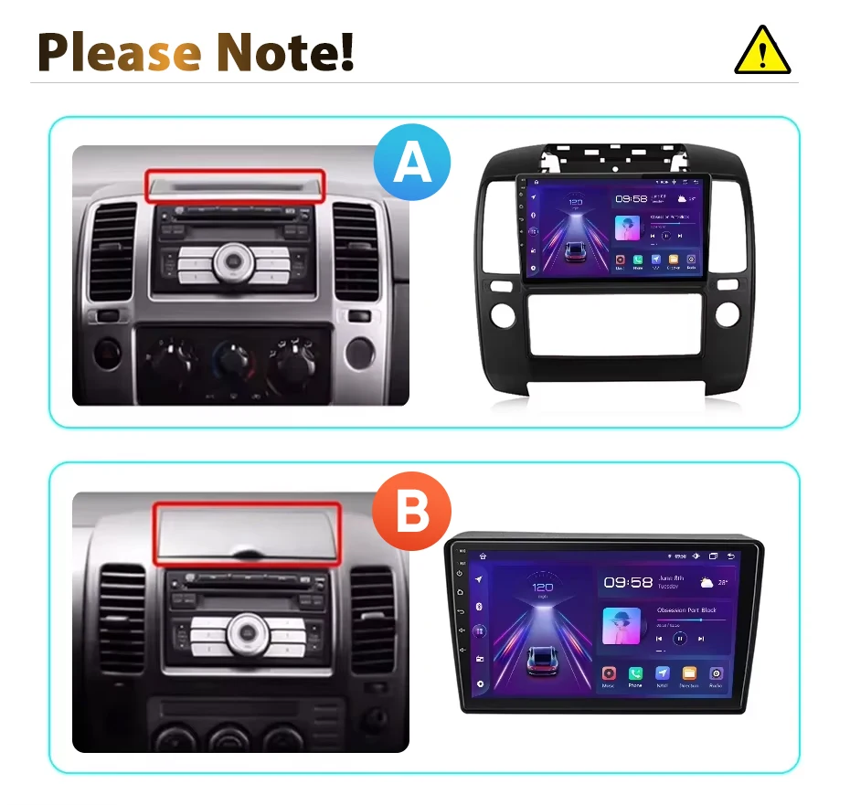 Junsun 360 ° Kamera 256GB Kabelloses CarPlay Android Auto Autoradio Stereo für Nissan Navara 3 D40 2006-2012 DSP GPS Touchscreen – Detail 1
