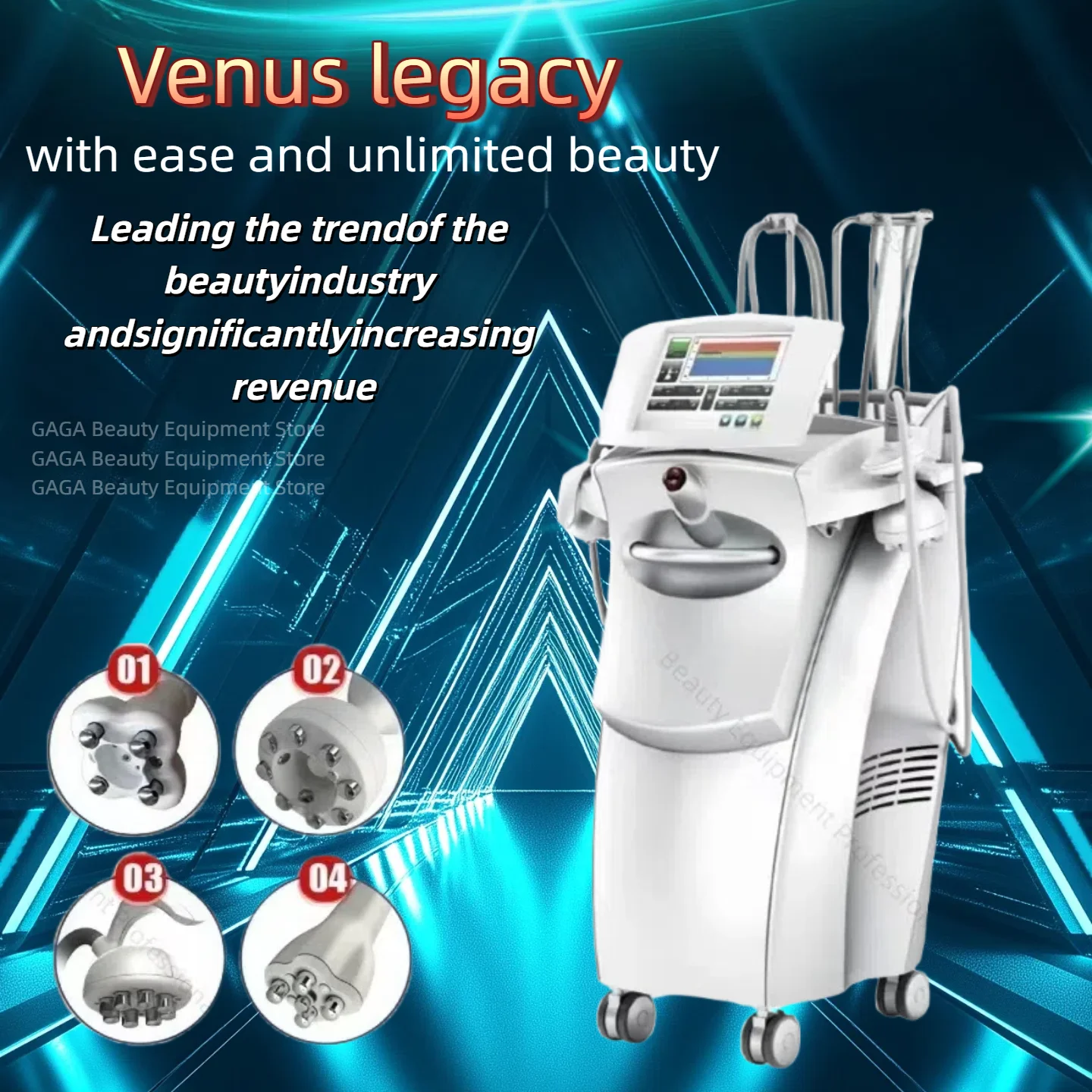 

NEW Venus Legacy Cellulite Treatment Machine Vacuum Slimming Cellulite Removal Vacuum Legacy Skin Lifting SPA Device