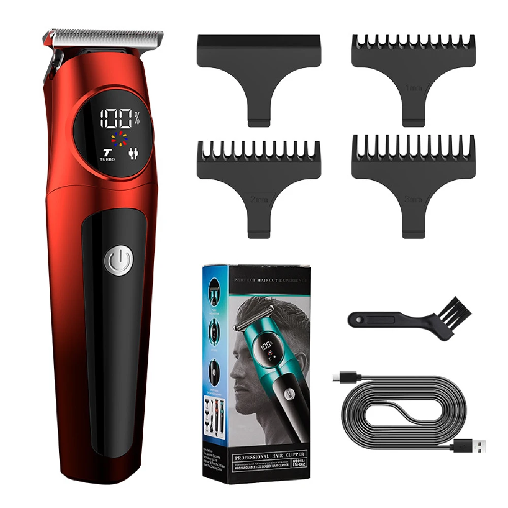 Professional Electric Engraved Hair Clipper 7000RPM Men's Hair Cutting Pusher Personality Barber Shop Hair Cutting Beauty Tool