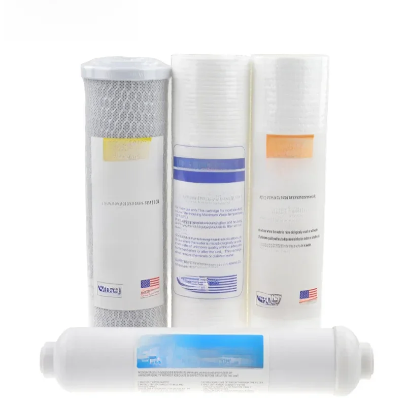 ATWelasticity-Filtre à charbon CTO et système d'osmose des barrage, traitement de l'eau UF, coton PP universel, sédiments PP, 5 microns, 1 micron, 10 pouces