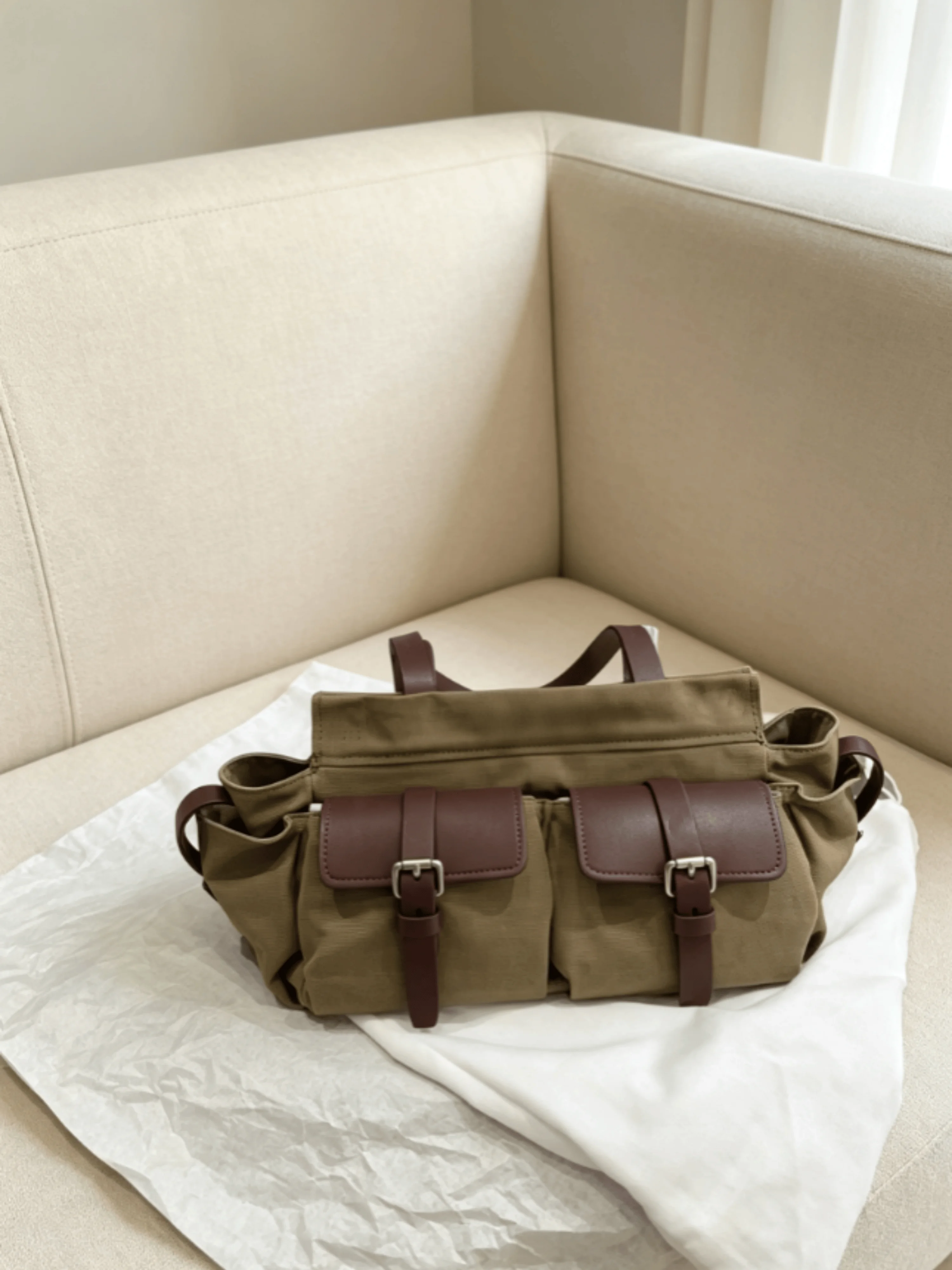 2026 Lady Bag New Fashion Multi-Pocket Simple Versatile Casual Women Bag 31*20cm