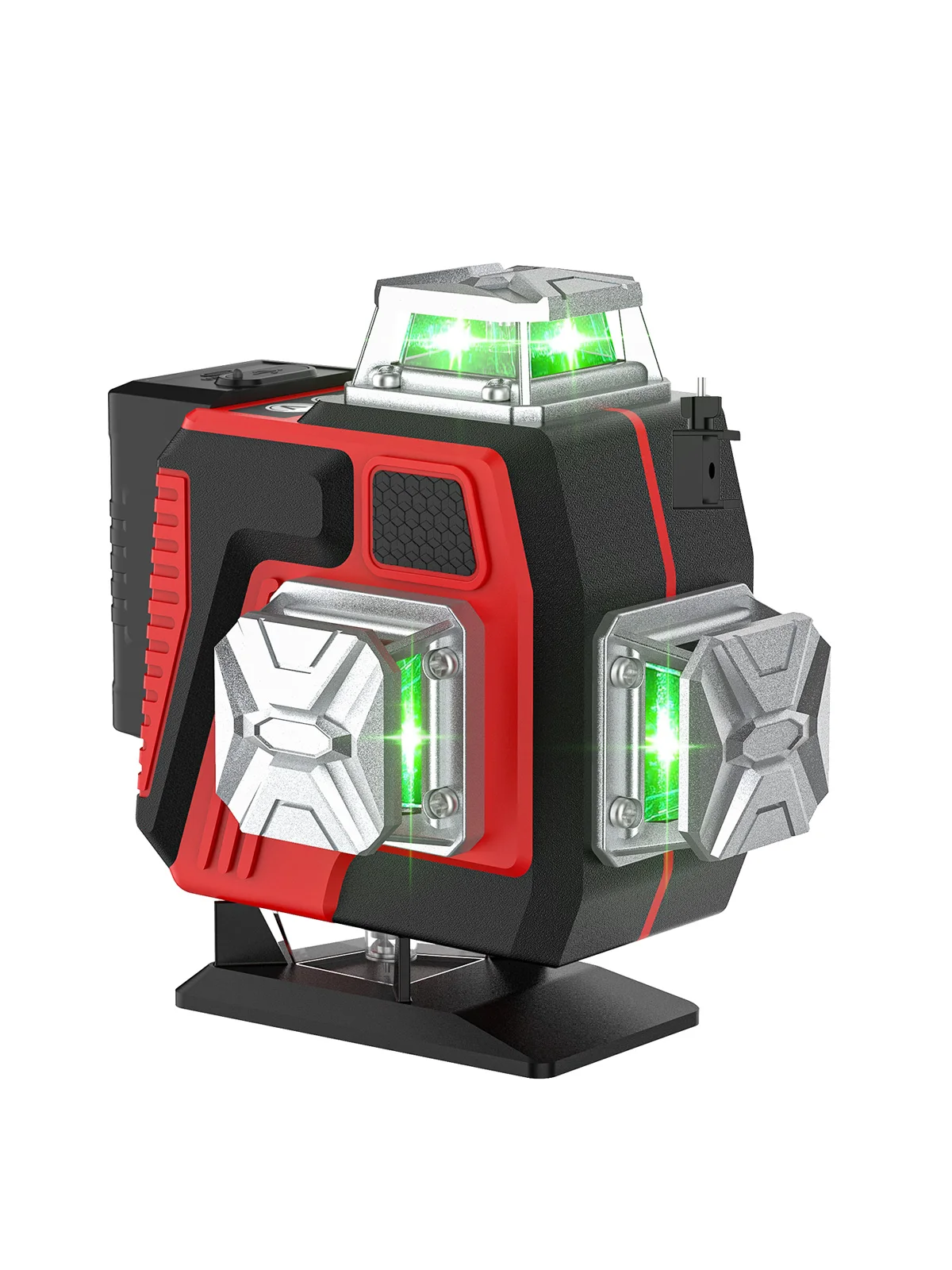 Professioneel 16-lijnen 4D-laserniveau Automatisch 3 °   Lijnhoudpaal Wand horizontaal en verticaal Super power Green Beam - afbeelding 2
