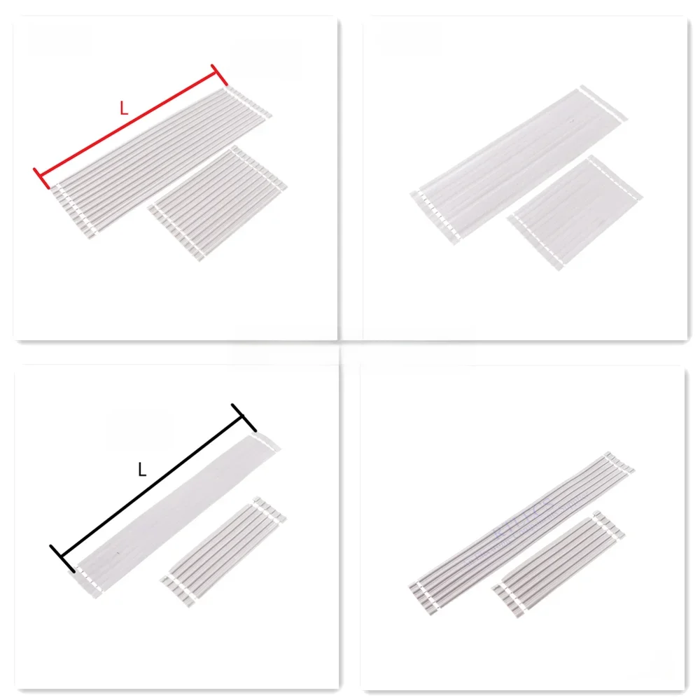 5/30/100 pièces 5 6 12 15 20 24 broches 2.54mm pas gris câble plat UL2651 AWG 26 fil à souder 50 100 200mm 300V 105 degrés 7x0.16 TC