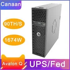 

Buy 3 Get 2 Free Air Cooling Asic Miner Avalon Q 90TH/s SHA-256 Bitcoin Miner Energy-Efficient 0.019J/GH Quiet Home Mining