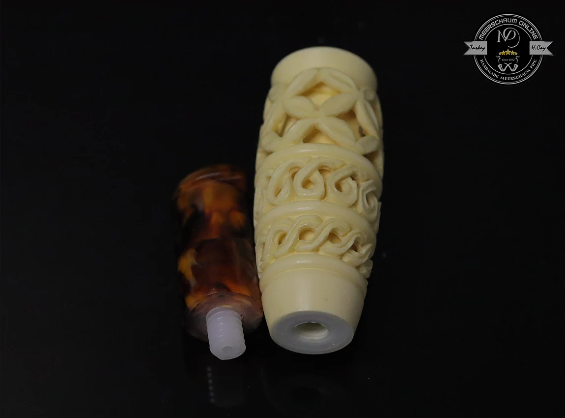 Handmade Block Meerschaum Cigarette Holder