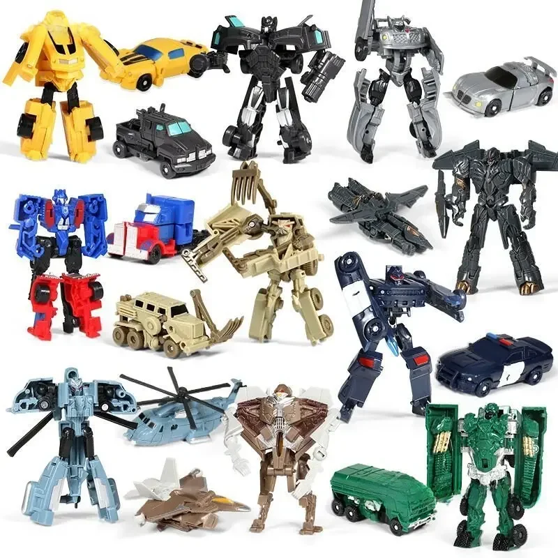 Mini Transformatie Robot Speelgoed Automodellen 2-in-1 Vervormde Auto Speelgoed Robots Kit Actiefiguren Kinderen Educatief Speelgoed Geschenken - afbeelding 2