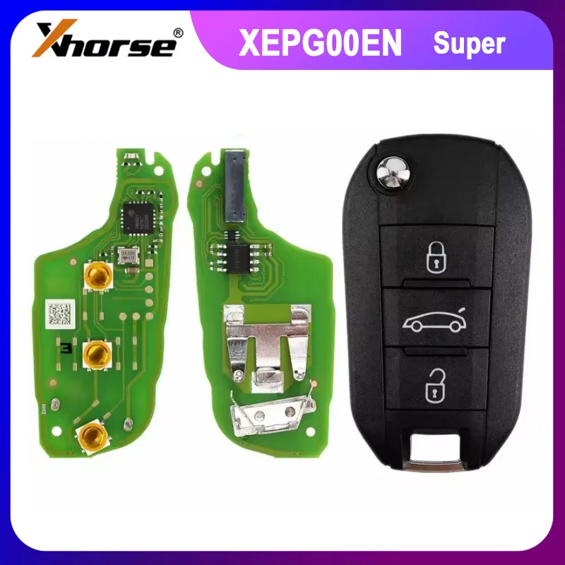 XHORSE XEPG00EN Super Remotes with XT27B Super Chip Special PCB with Smart Key Shell English Version for VVDI 1pcs