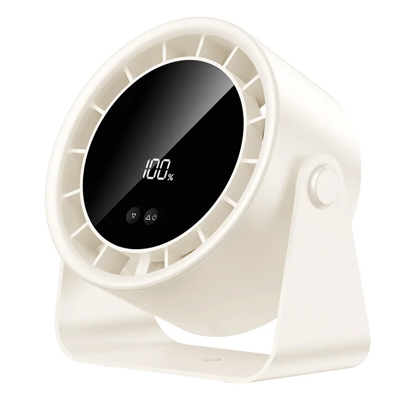 Настольный вентилятор, высокоскоростной 100-скоростной регулируемый циркуляционный вентилятор, зарядка цифрового дисплея, турбинный настенный настольный вентилятор