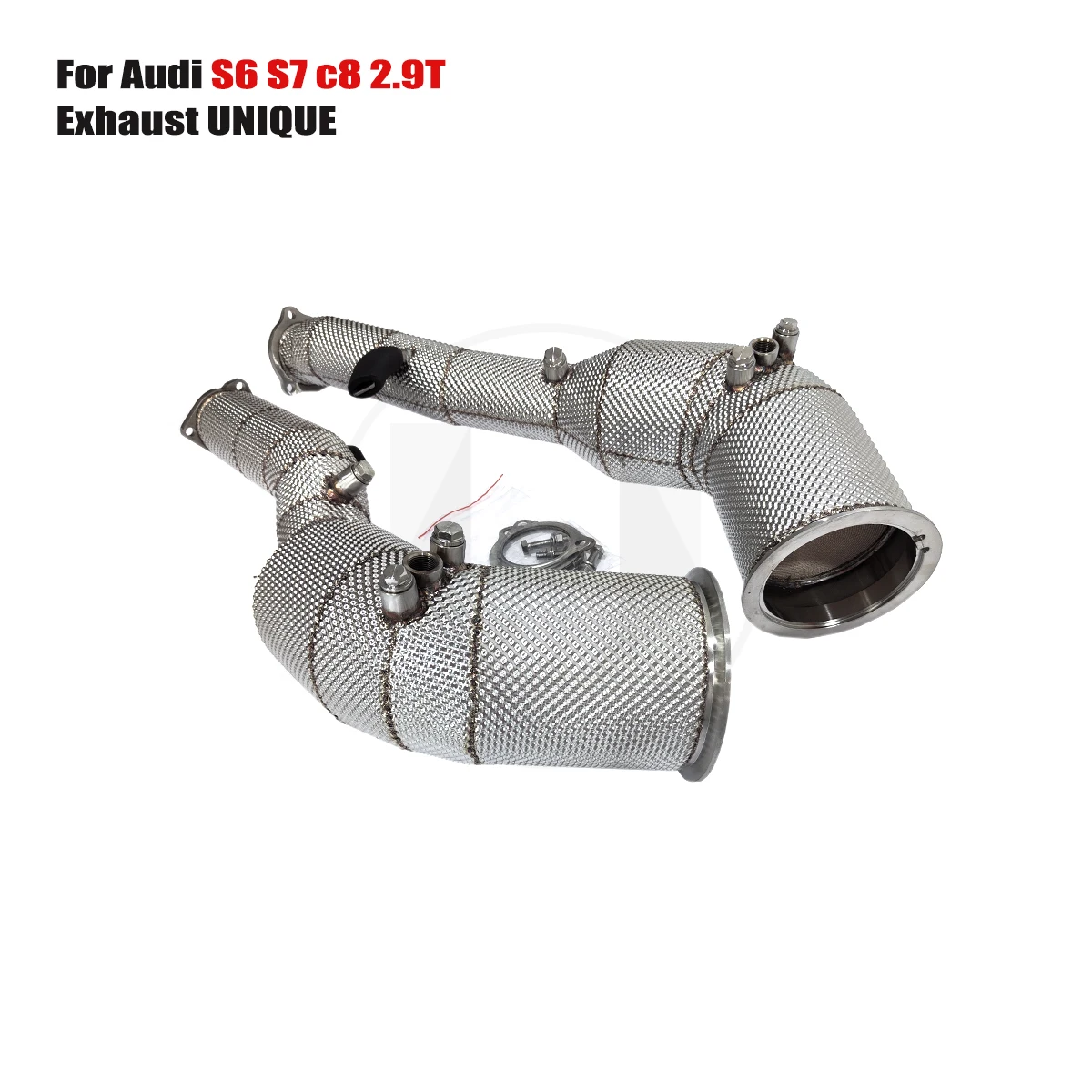 

UNIQUE For 2009 BMW E90 335i N54 3.0T With insulator downpipe With cat/without cat exhaust pipe