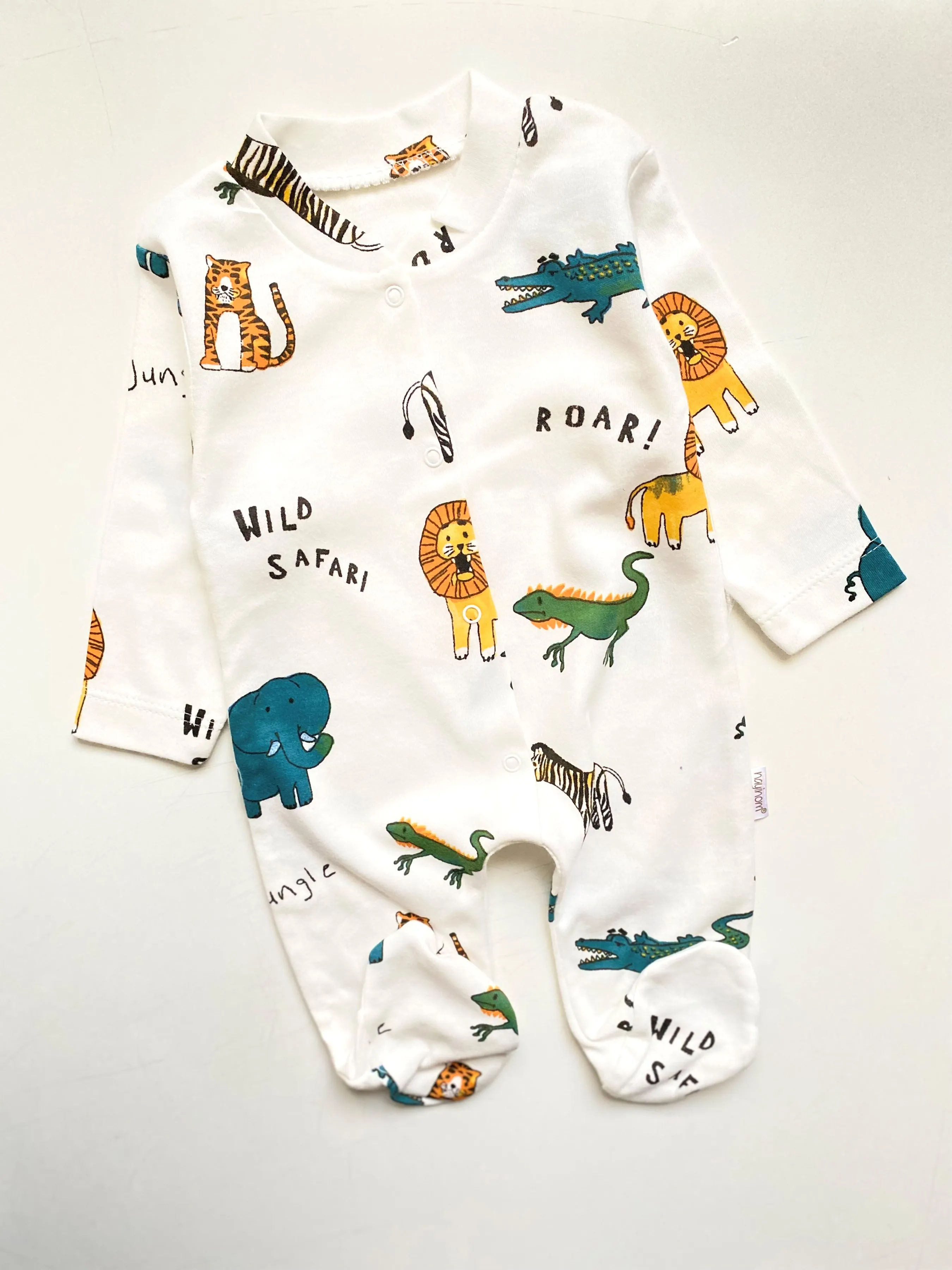 Baby Safari Jumpsuit Boys Girls Cotton Outfit Soft New Season