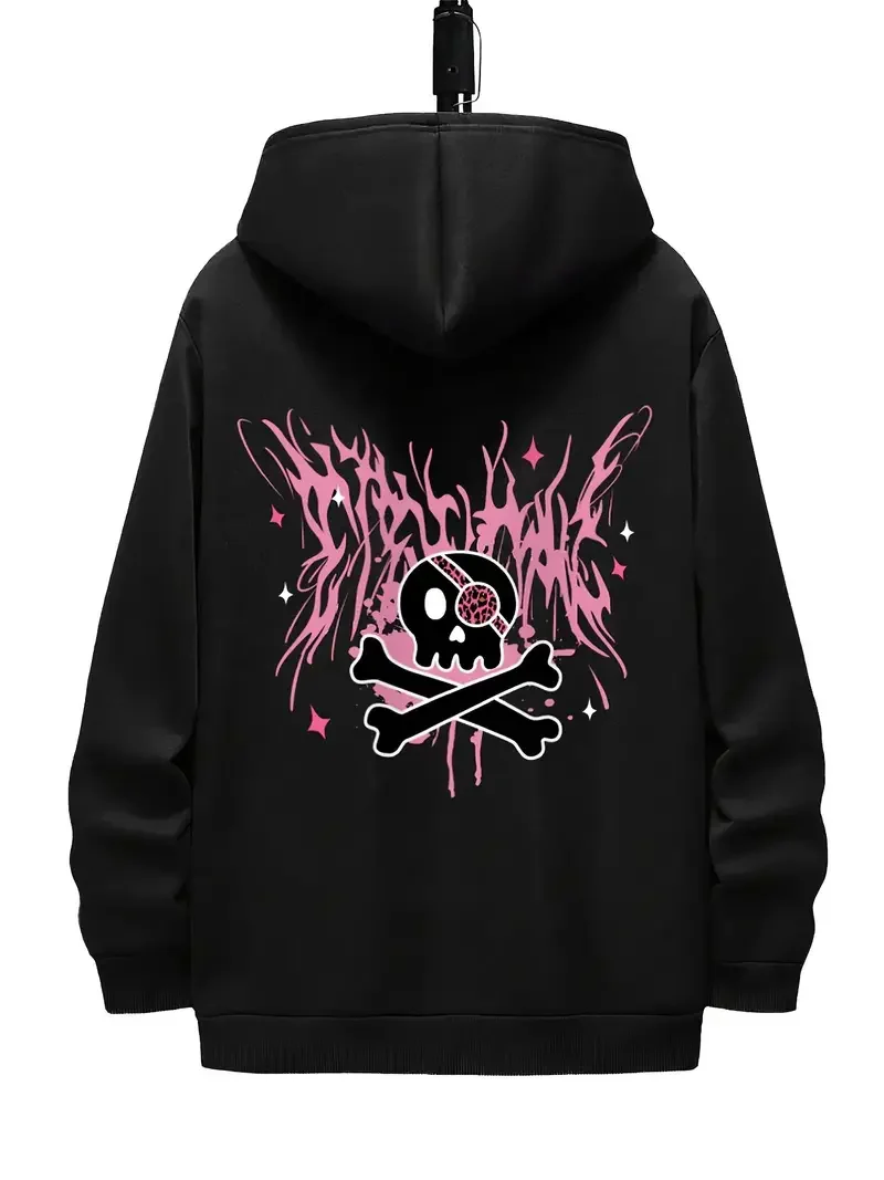 New men's high quality hooded sweatshirts, creative printed men's street sweatshirts, y2k clothing