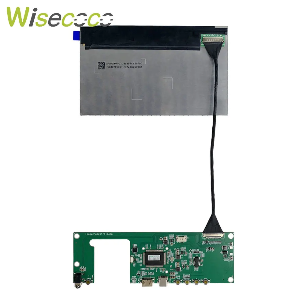 Wisecoco 7 Polegada 120hz tela lcd fhd 1920x1080 ips display console de jogos para raspberry pi pc portátil câmera tv box 60hz 500nits