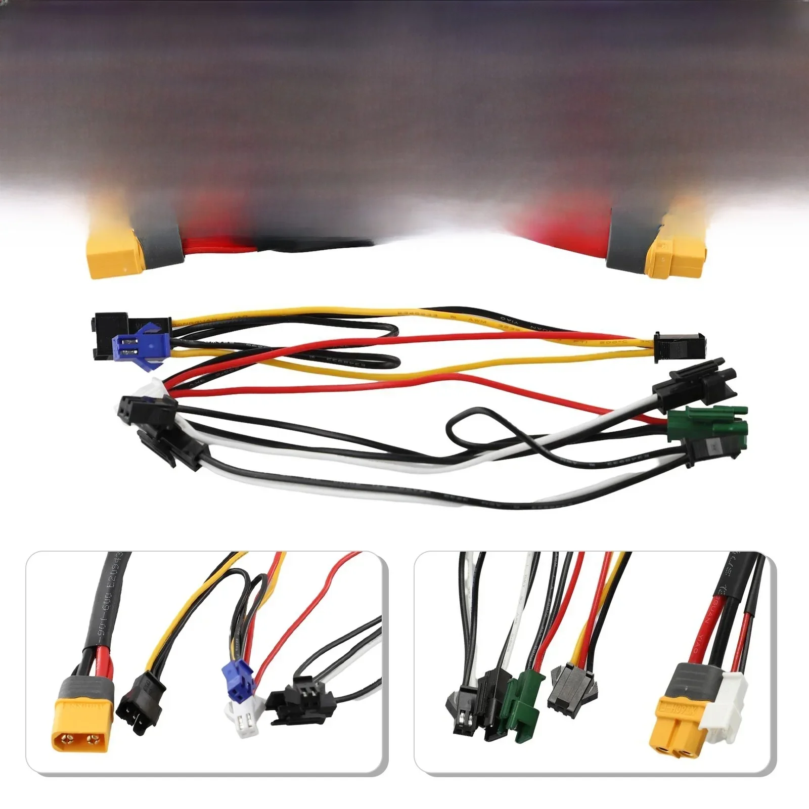 AliExpress TOOPRE E-bicycle Light Group Adapter Headlamps Waterproof Power To Headlight Cable Connection Line For E-bike-XT60 Power Cable Parts