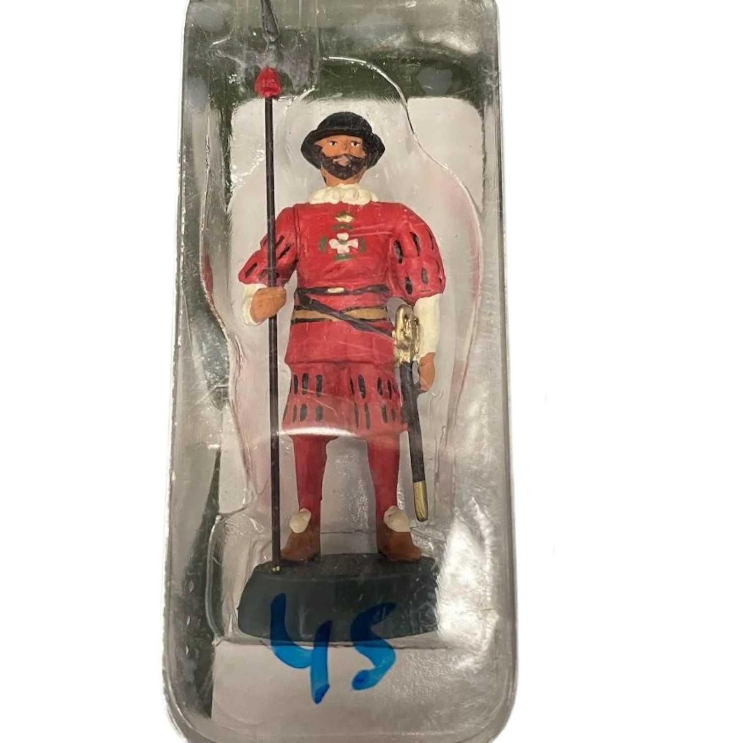 Almirall Palou #   45 figurines en plomb peintes à la main représentant un soldat, échelle 1:32, environ 5-6 cm, miniature, collection historique spécifique de la marque espagnole, sans emballage, emballage blister original pouvant être froissé, base