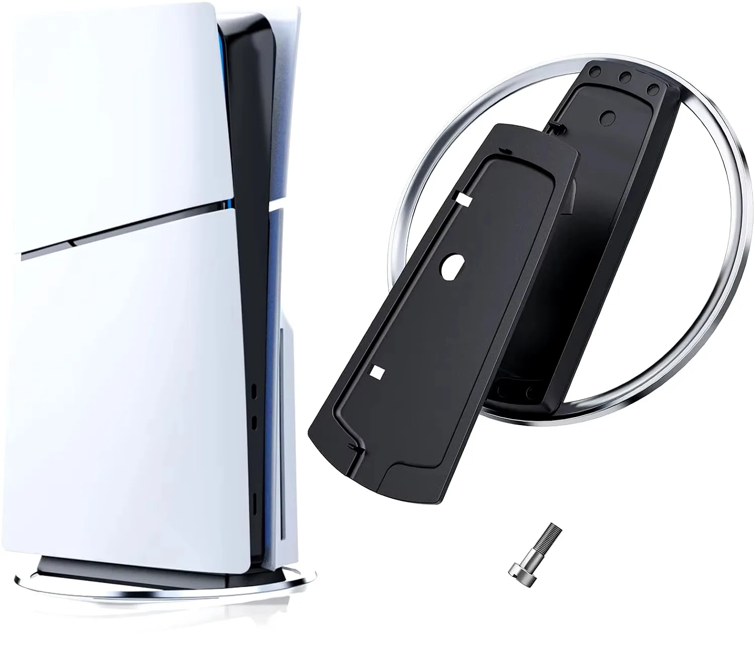 New Metal Stand Console Stand With Screws for PS5 Slim/PS5 PRO Vertical Storage Stand Gaming Accessories