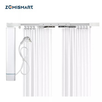 Zemismart  Zigbee 3.0 Electric Curtain Motor with Customized Track Work with Tuya RF Alexa Google Home Voice Control Timer