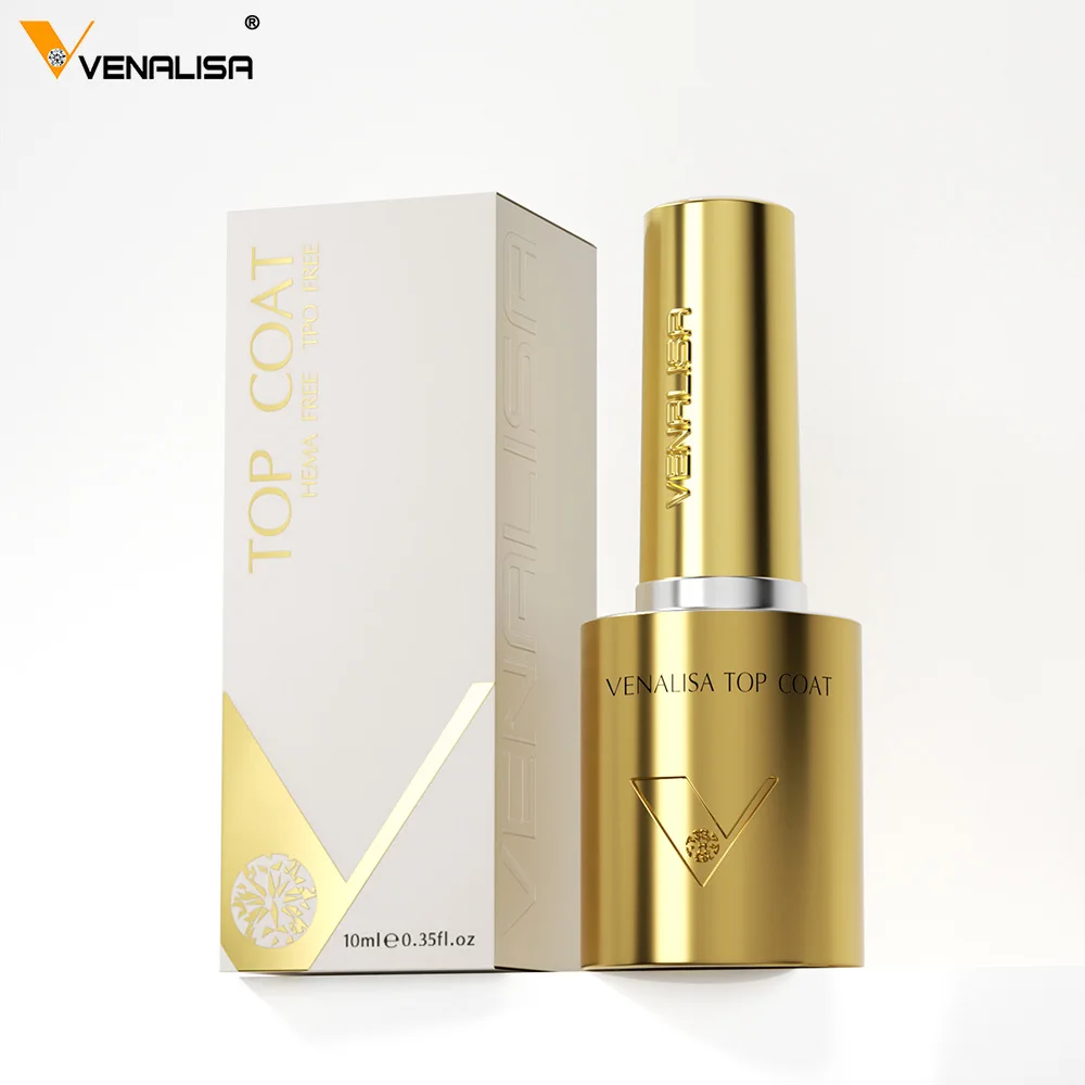 

VENALISA 1Pcs 10/60ml Gel Base Top Matte Coat Nails Polish Shine TPO/HEMA FREE Long Lasting LED UV DIY Salon Manicure for Women