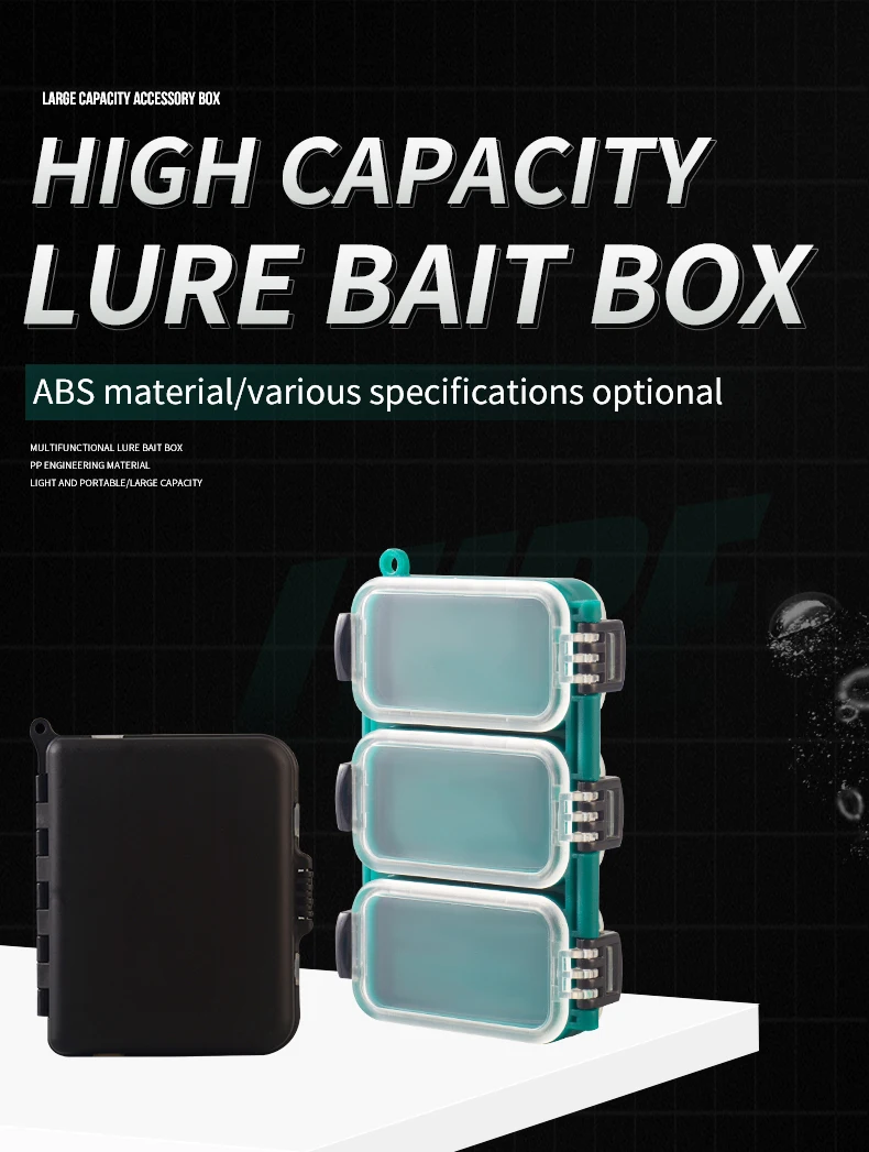 TAIYU Tragbare Angelbox Mini-Aufbewahrungsbox für Karpfenangelzubehör Haken Köder Werkzeug Multifunktionale Aufbewahrungsbox – Detail 2