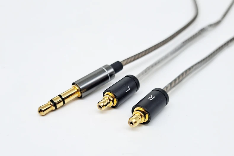 جديد!! كابل صوت مطلي بالفضة لـ Sennheiser IE 400 PRO IE 500 PRO IE100 PRO BT