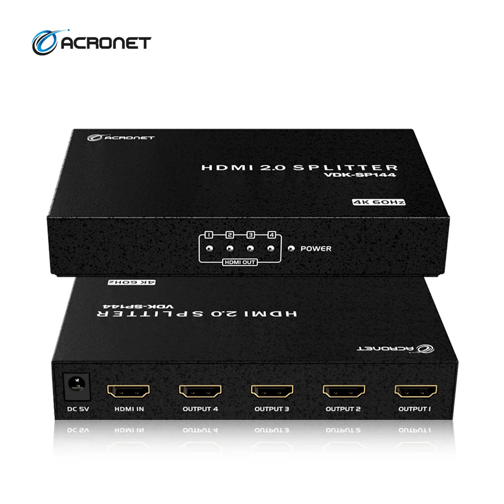 ACRONET 1:4 4K HDMI2.0 Splitter, VDK-SP144