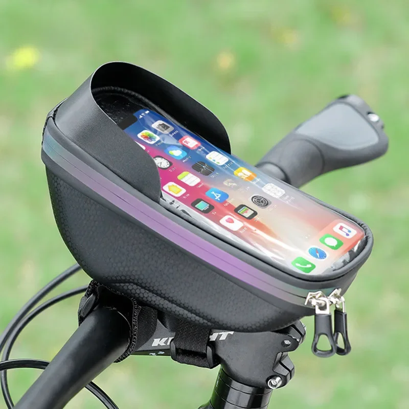 AliExpress ESLNF Hard Shell Phone Bag Cycling Bag Handlebar Bag Waterproof Large Capacity Touchscreen