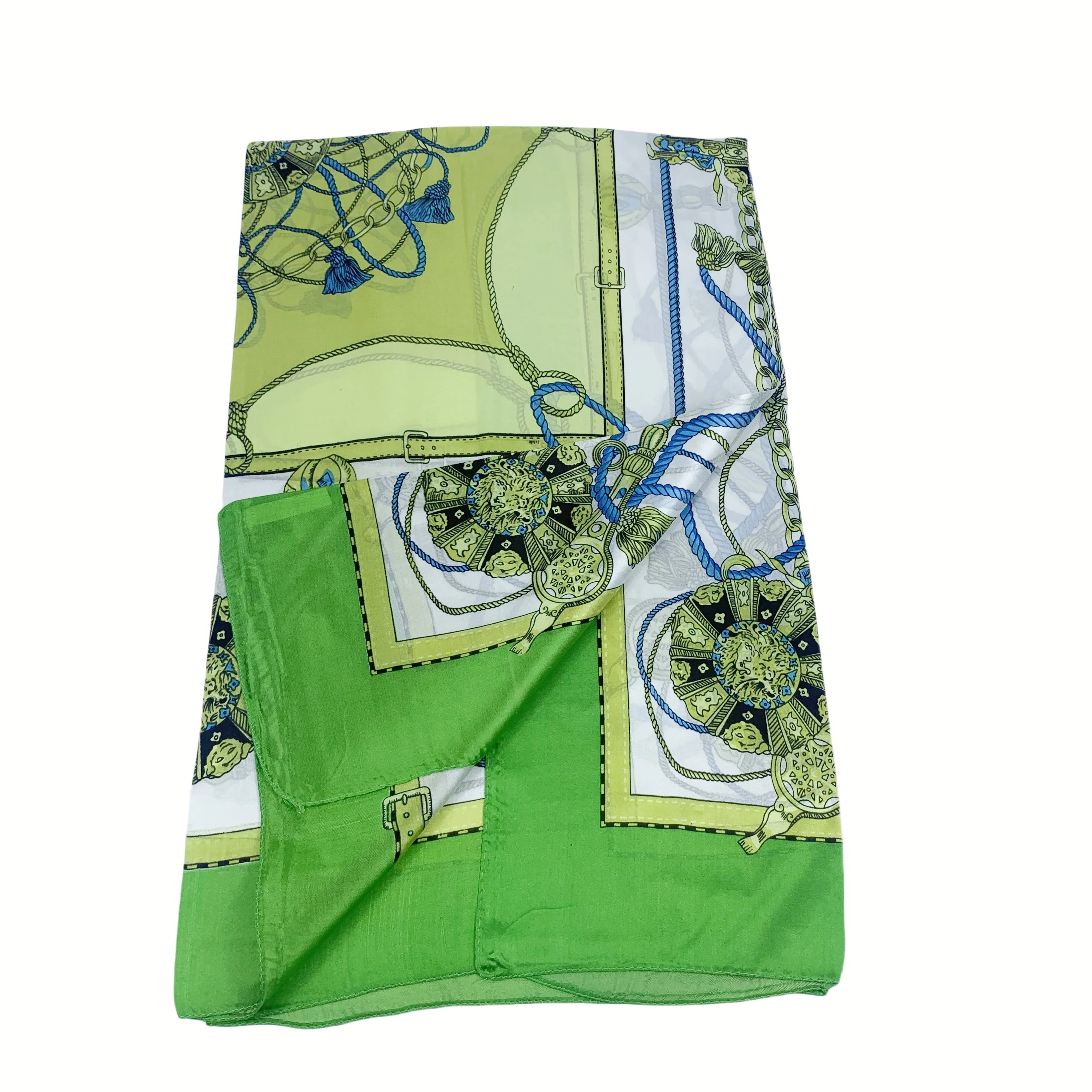 wholesale 100% pure silk scarves scarf mulberry silk design scarf Luxury Brand chain foulard design scarf