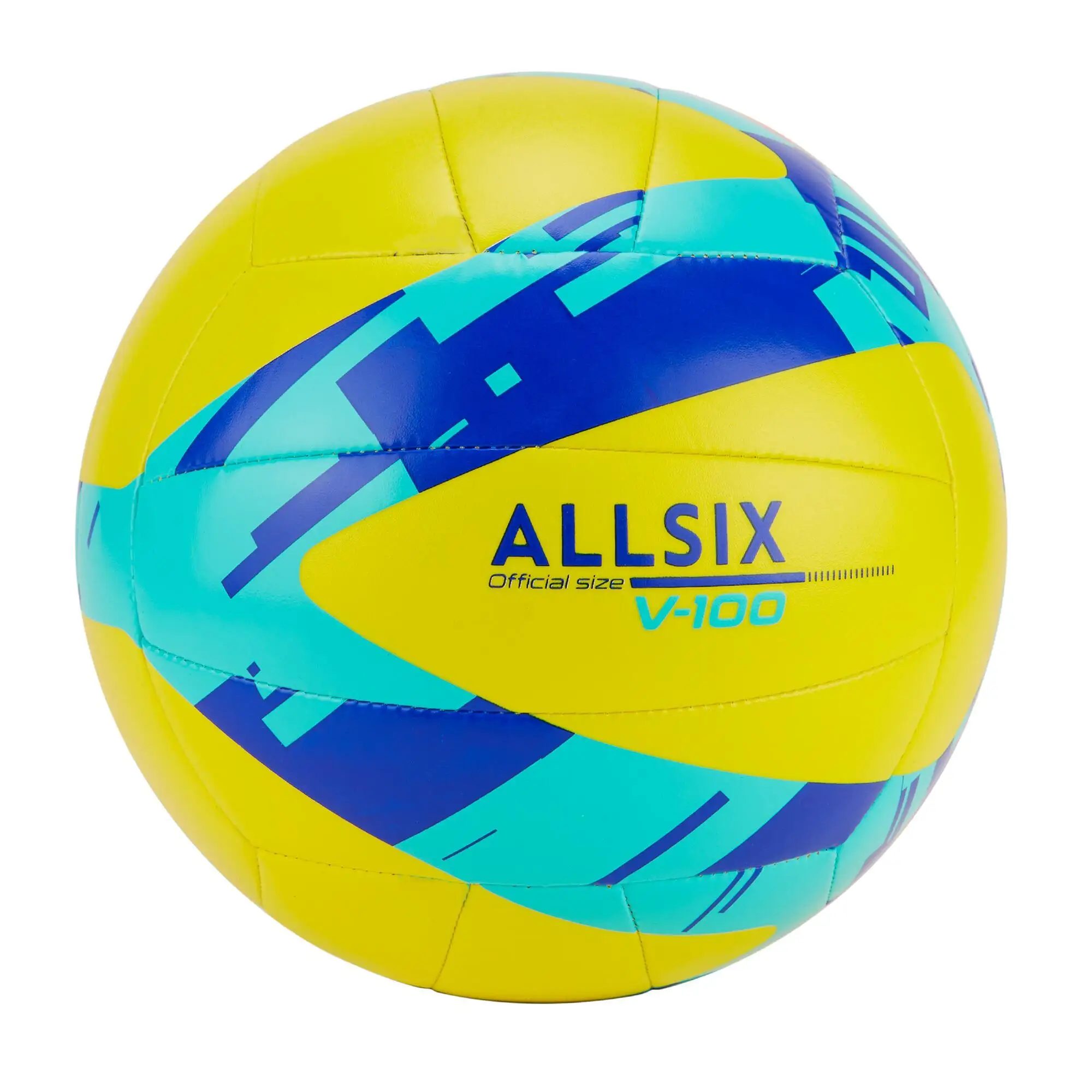 Volleyball Ball Yellow Color Use in the Hall Suitable for Starting Level