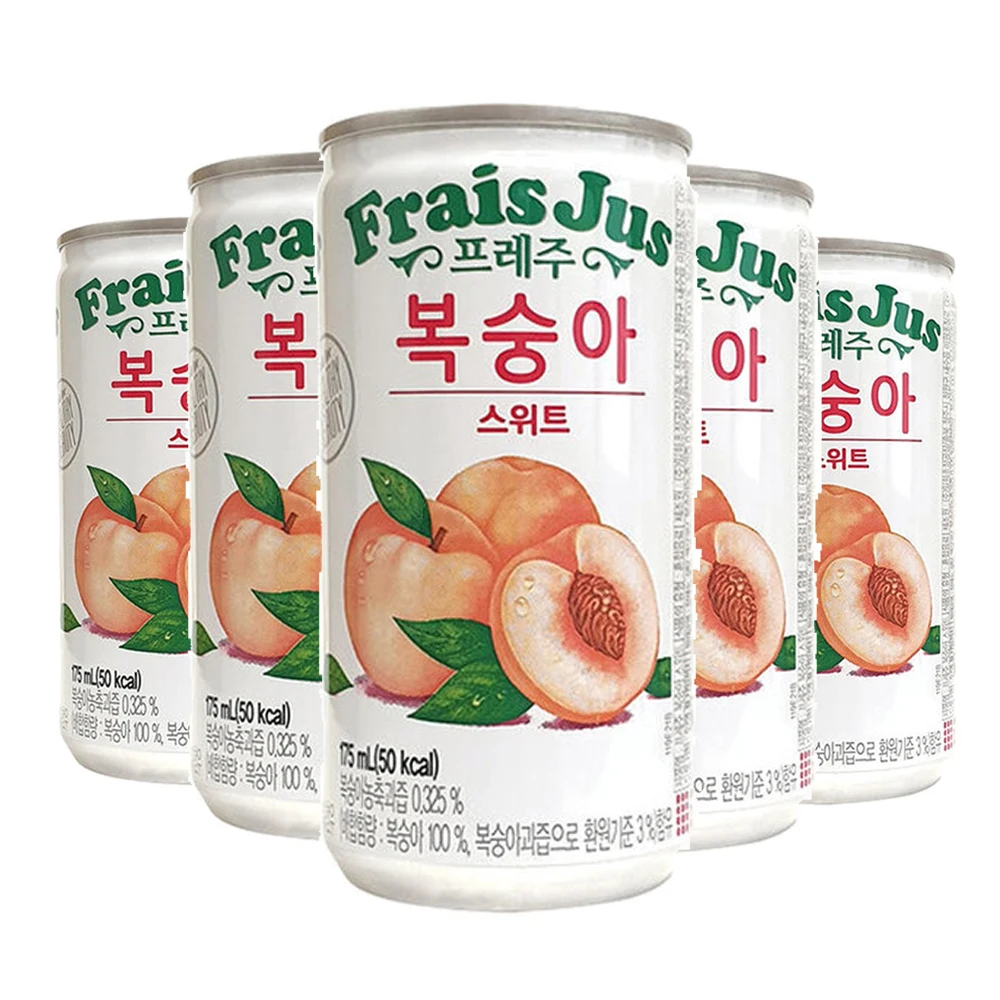 175 ml x 30 latas de Eunhwa Freju y el melocotón