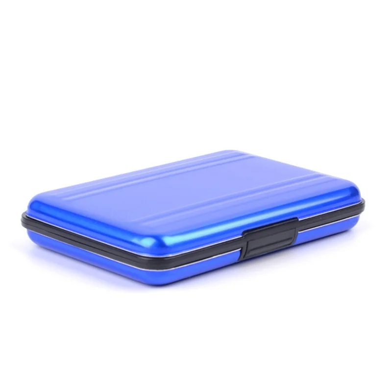 16 Slots Aluminum SD Card Case 8 SD 8 TF Micro SD Memory Card Holder Shockproof Protective Storage Case for Camera - view 6