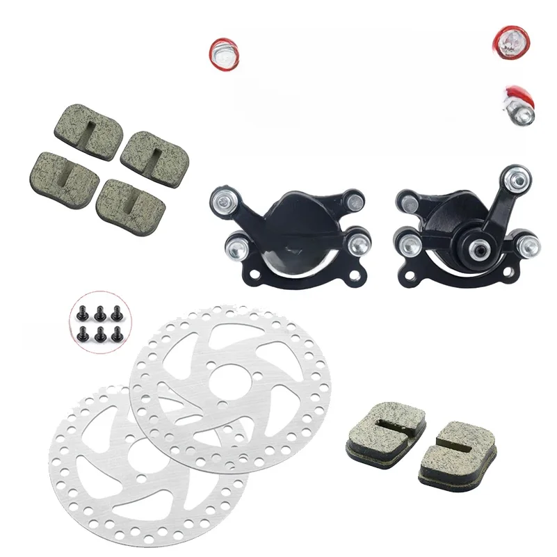 AliExpress NONE 2 Stroke 47cc 49cc Front Rear Disc Brake Caliper Pads For Mini Moto Kids ATV Quad Minimoto Dirt Pocket Bike Gas Scooter