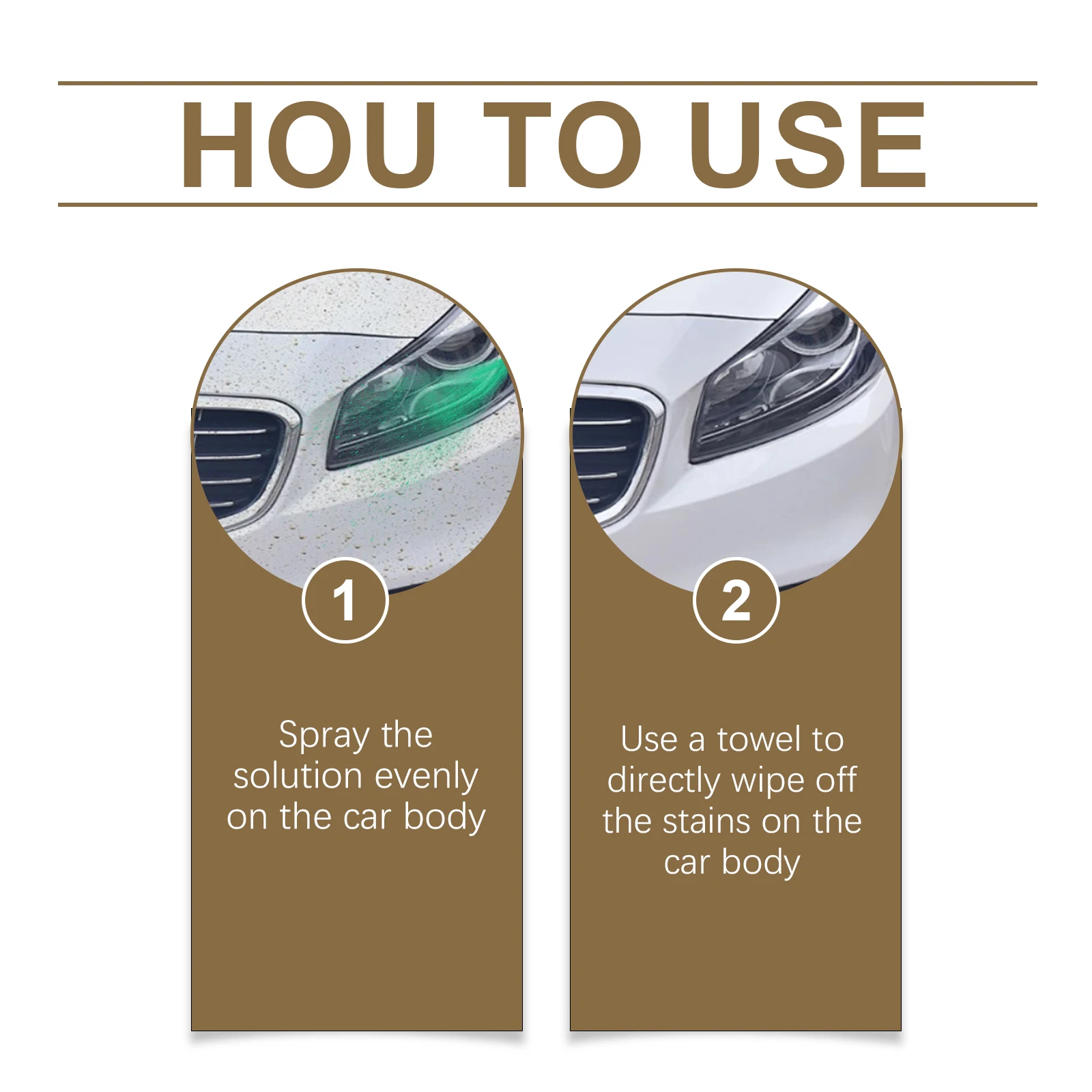 Homonth عامل طلاء السيارات بدون ماء تنظيف البقع إزالة الأوساخ استعادة اللمعان تعزيز لمعان إزالة الترسبات وكيل تنظيف السيارة