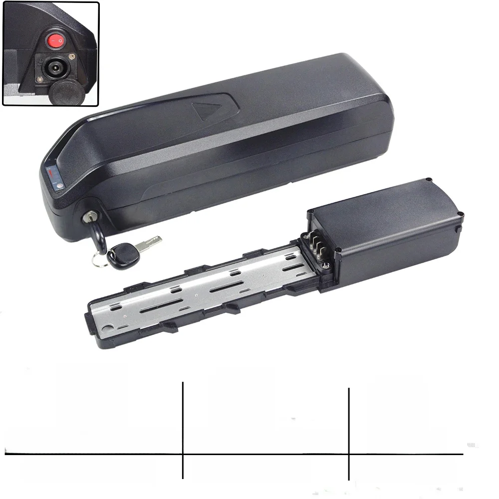 Elektrische Fiets Fiets Lithium Batterij 36V 12ah 48V 7.8ah 15ah 18ah Voor Ouxi V8 Samebike M20-Ⅲ Hoverfly Ourea Rcb Rk15 Ebike - afbeelding 2