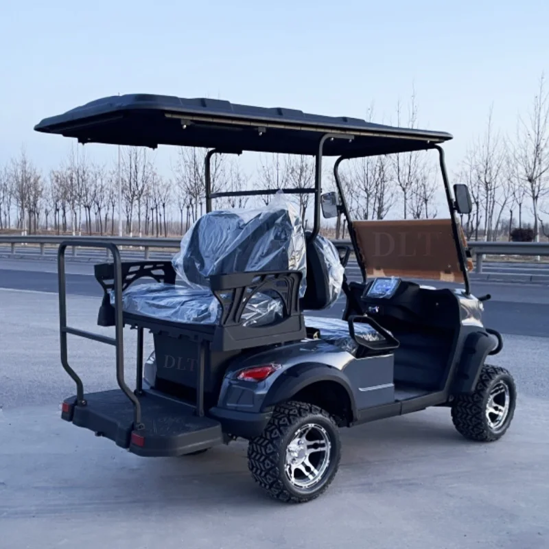 Best Choice For Travel 4-Seater Classic Golf Cart Lead-Acid/Lithium Battery 48V/60V/72V 2 4 6 8 10-Seater Hunting Cart