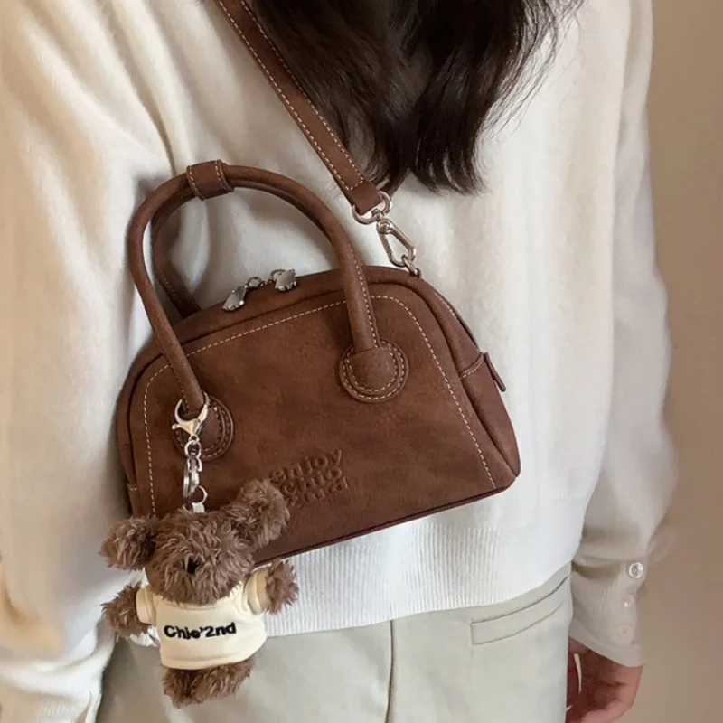 brown sac Shoulder Bags bucket ladies shipping free the tote bag New design handbag sling bag women Crossbody cute Bag charms